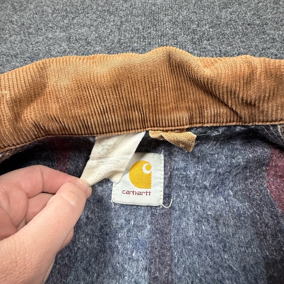 Men's duck canvas blanket lined bomber work jacket - Picture 4 of 7